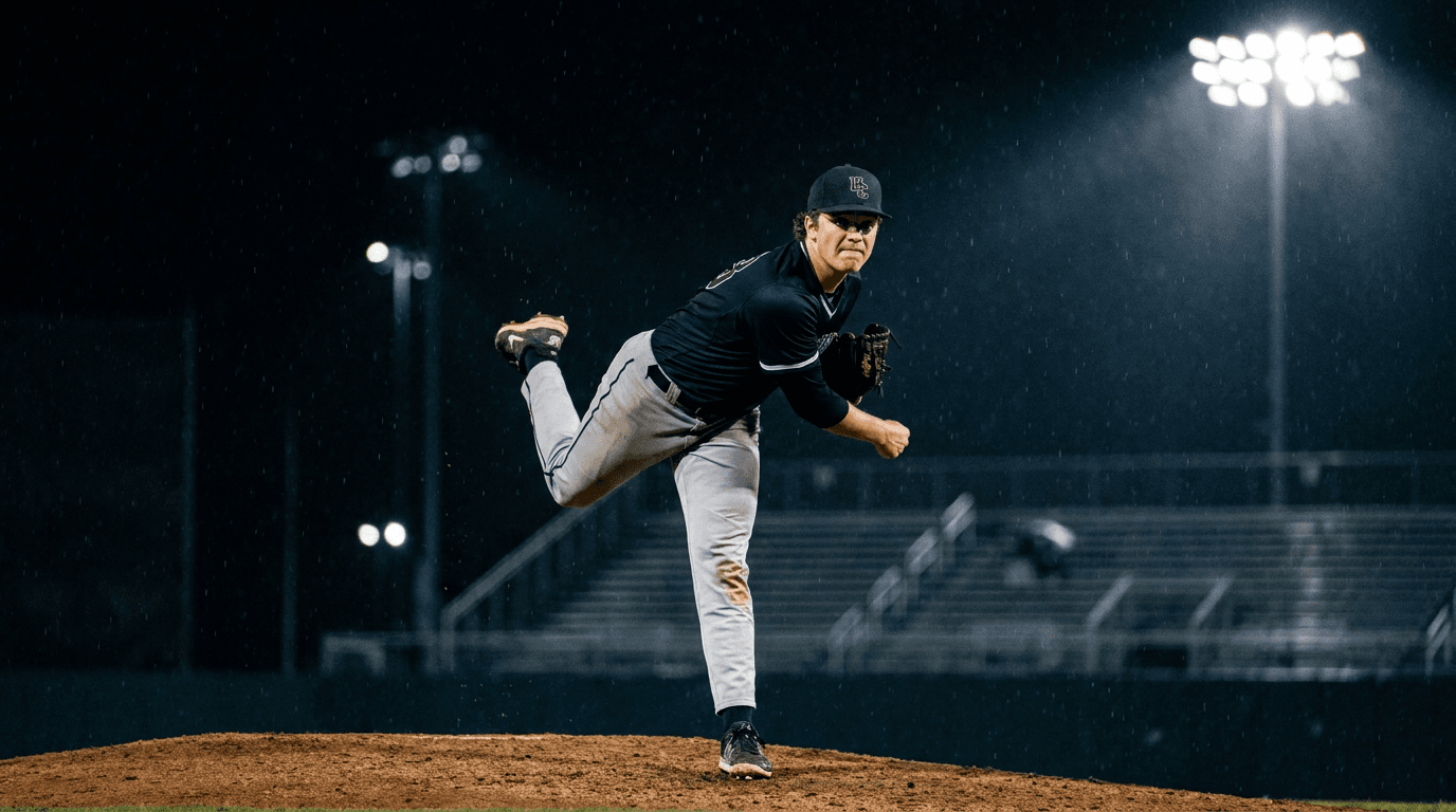 Baseball action