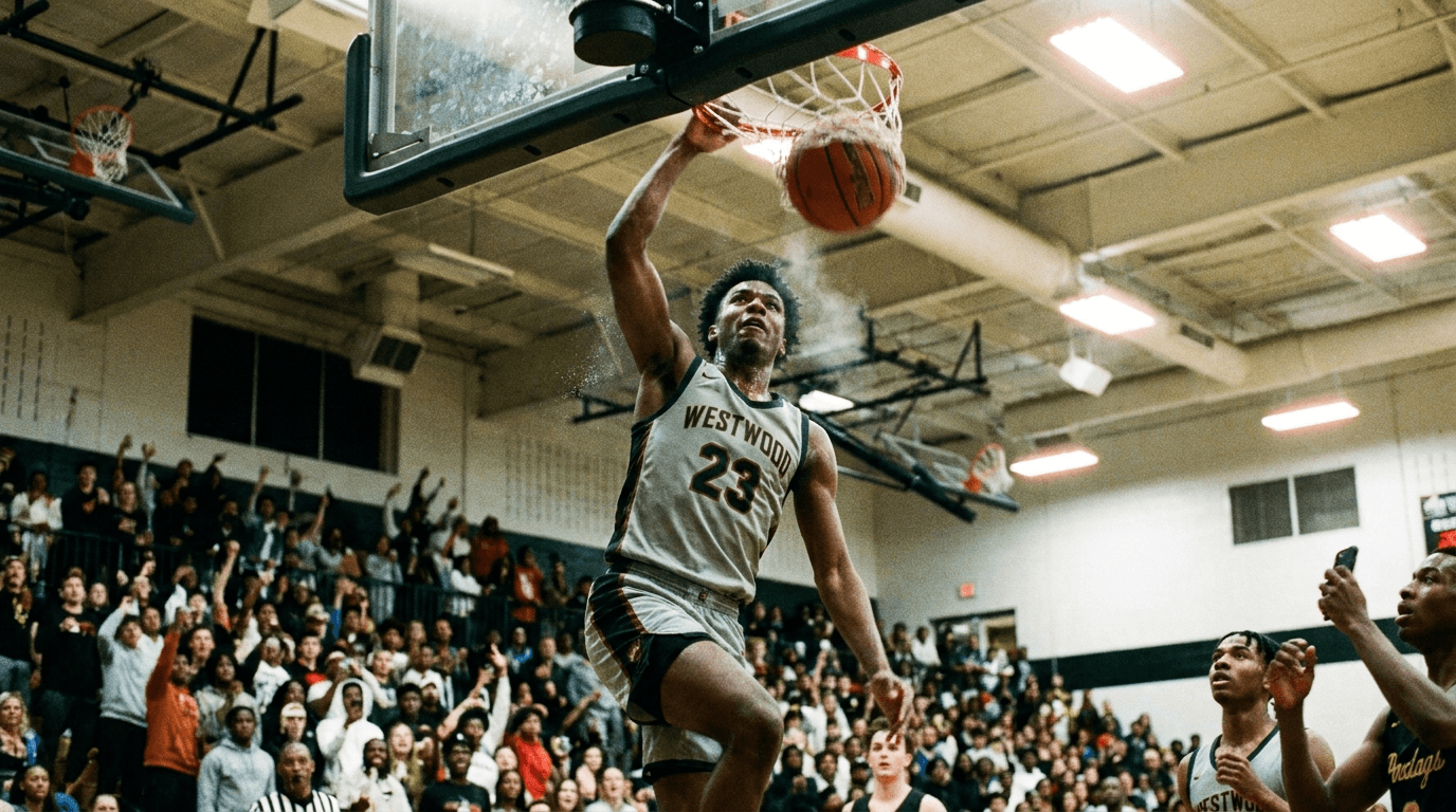 Basketball action