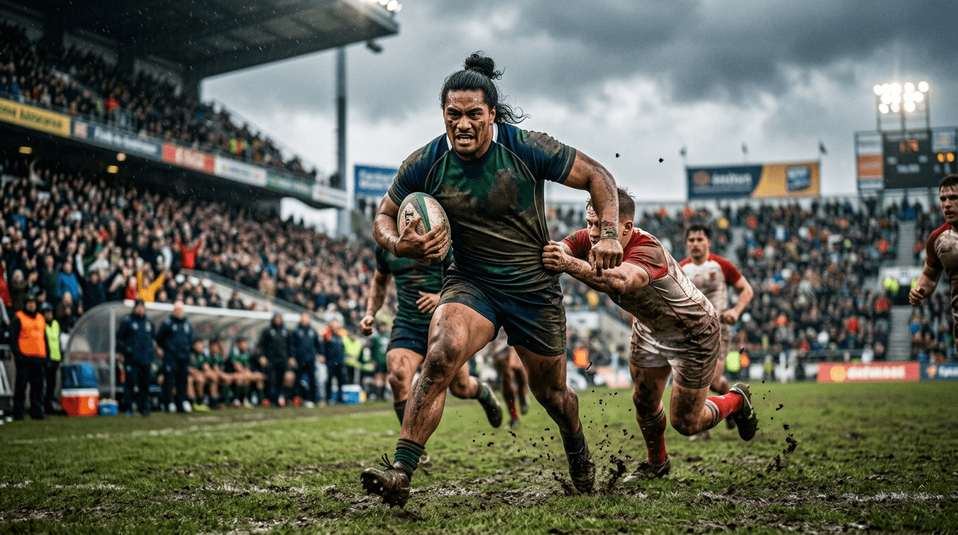 Rugby action