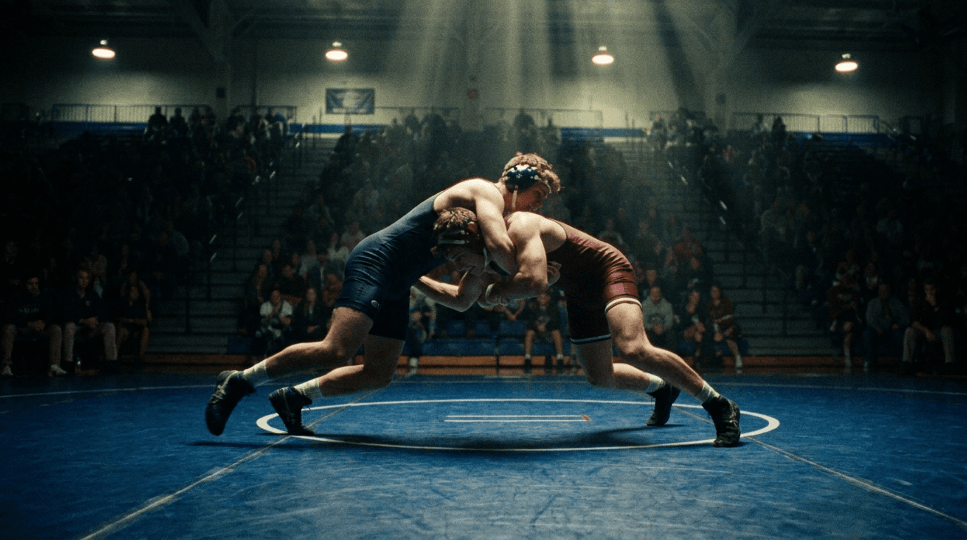 Wrestling action
