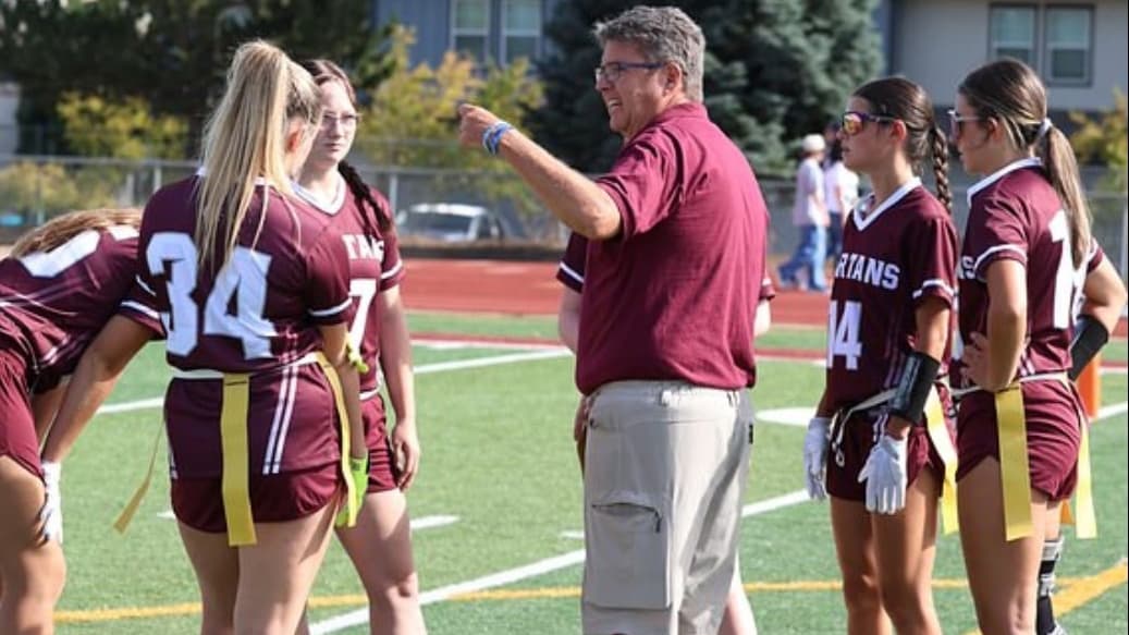 Berthoud's Blaine Voth Named Denver Broncos Flag Football Coach of the Week